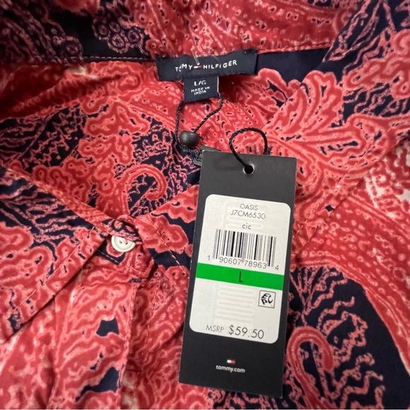 Tommy Hilfiger LS Button Down shirt Size Large - Picture 2 of 11